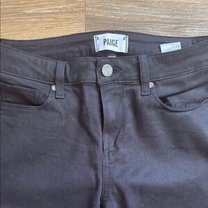 PAIGE Charcoal Denim Pants